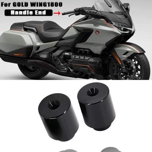 For HONDA GOLDWING 1800 GL1800 2001-2020 F6B 13-2020 Motorcycle Accessories end bar counterweight handlebar end chrome bar ends