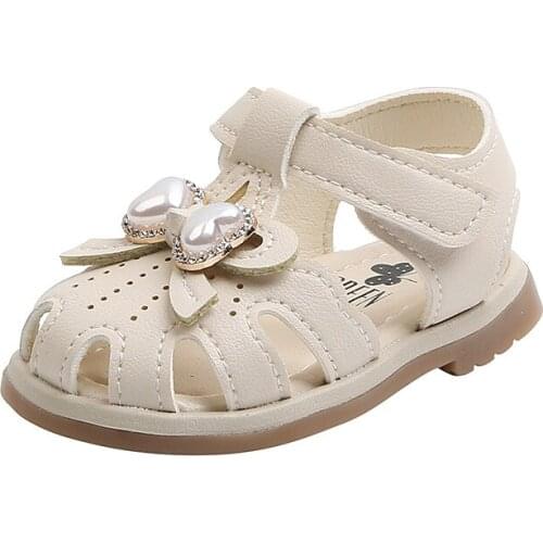 2021 Summer New Fashion Girls Anti-kick Sandals for Girls First Walkers Sandals Childrens Soft Bottom Toddler Sandals 15-25