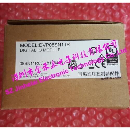 New and original DVP08SN11R DELTA PLC, 8 point extension, 8DO relay output