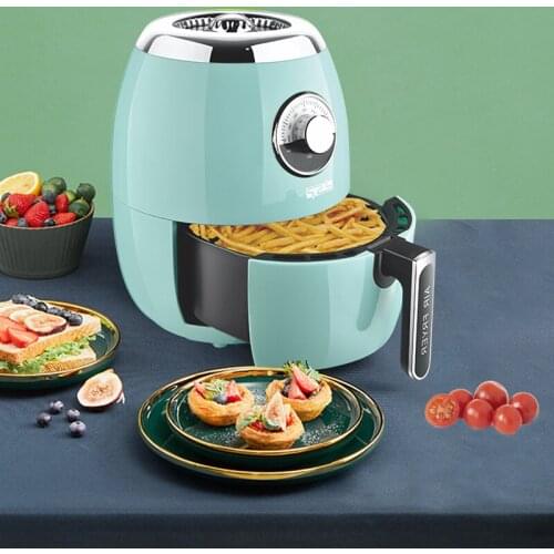 Smart Air Fryer Automatic without Oil Home Cooking 3L Deep Fryer Cold Rolled Metal Disposable Molding Rock Solid Classical Pizza