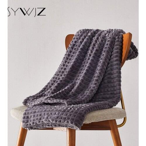 A/B Side Spring Sweet Plaid Blanket Light Thin Mechanical Wash Soft Single Bed Blankets Bedspreads for Sofa Travel Bedding Cover