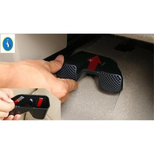 Yimaautotrims Seat Under Air Conditioning AC Outlet Dust Plug Cover Trim Fit For Nissan X-Trail X Trail T32 Rogue 2014 - 2020