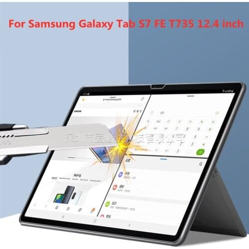 Tempered Glass For Samsung Galaxy Tab S7 FE 12.4" SM-T735 s7fe T730 T735 T736 tablet Screen Protector