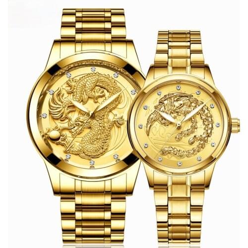 The mechanical watch women watch waterproof luminous watches Shi Yinglong table fashion longfeng lovers watches