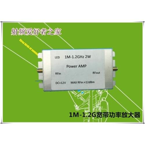 1m-1200mhz 2W power amplifier HF FM VHF UHF FM transmitter broadband RF power amplifier