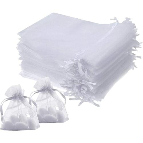 100pcs Candy Storage Drawstring Pouch Cookie Biscuit Packaging Bags Jewelry Packaging Bags Candy Wedding Bags