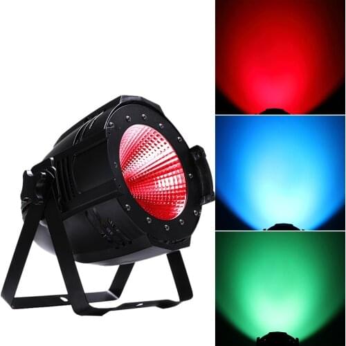 2 pcs LED COB Parcan 100W RGBW COB Par Light High Power Aluminium DJ DMX512 Led Beam Wash Strobe Effect Stage Lighting