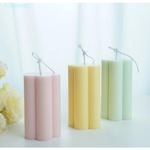 Flower shape Acrylic Candle Mold DIY Handmade Candle Making Soap Mould DIY Craft Decor Tool