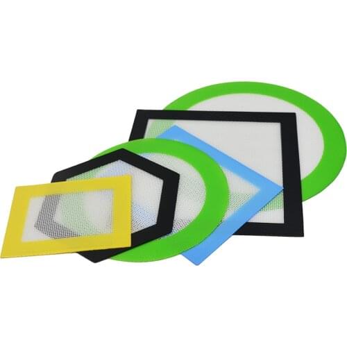 Bho Slick oil Silicone Dab Wax Nonstick Baking Mat with Fiber Glass Can baking butane Concentrate oil and more size for chosing