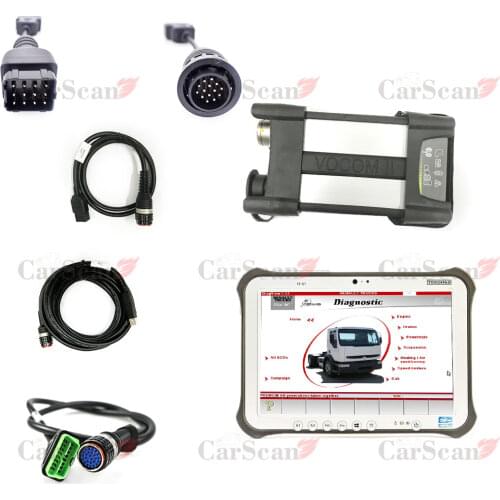 For volvo VOCOM II truck excavator diagnostic VOCOM 2 88894000 supports EUR6 FH/FM4 Premium Tech Tool