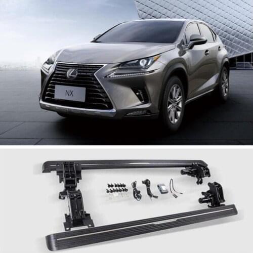 Electric Motor Automatic Switch Closed Running Boards For LEXUS NX200 NX300 2015-2021 Side Step Bar Pedals Nerf Bars