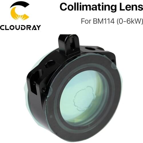 Cloudray BM114 Collimating & Focusing Lens D37 F100 & D38.1 F200mm with Lens Holder for Raytools Laser Cutting Head BM114