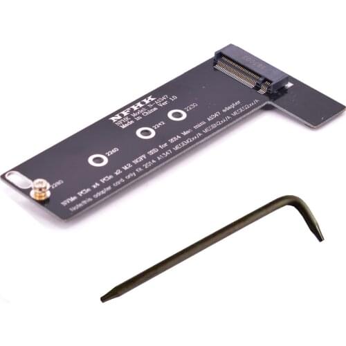 M key NVMe M.2 SSD to For Apply Mac Mini 2014 A1347 MEGEN2 MEGEM2 MEGEQ2 adapter PCIe NGFF riser card