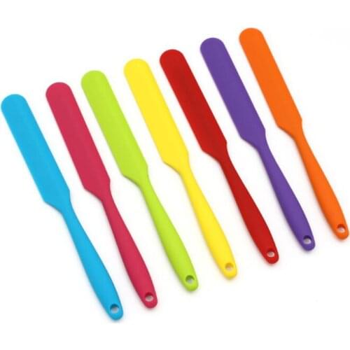 Multicolor Long Handled Scraper Multi Function Silicone Batter Mixer Nonstick Cream Spatula For Kitchen Accessories LX5037