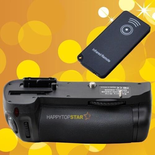 Multi-power Vertical Battery Grip Camera Handles for Nikon D600 (For Nikon MB-D14) with Infrared Remote