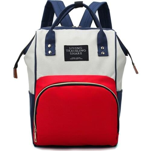 The New Minimalist Atmospheric Mommy Bag Lady Shoulder Bag Large-capacity Backpack Backpacks for Women