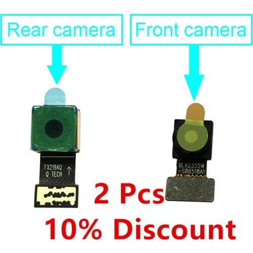 Original New For Lenovo A6000 K3 K30-T K30-W Back Rear Big Camera Module Flex Cable Small Front Camera Phone Replacement Parts