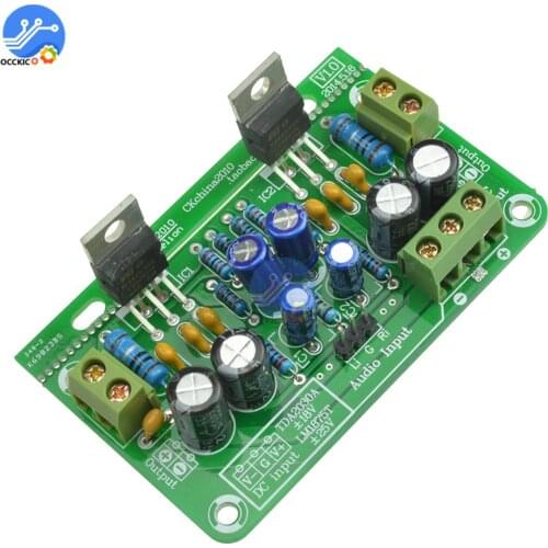 TDA2030A Digital Amplifier Board 30WX2 Dual Channel Stereo Audio HIFI Sound Board Power AMP Amplificador