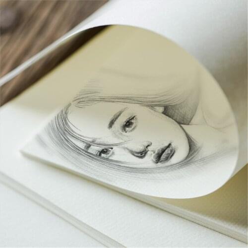 Professional Watercolor Painting Paper Artist Sketch Paper 4K/8K 40 Sheets Art Drawing Watercolor Paper Gouache Paper Art