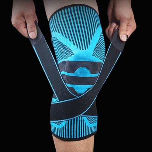 Fitness Knee Pads Sports Compression Crossfit Knee Brace Basketball Running Kneepads Silicone Spring Support Patella Protector