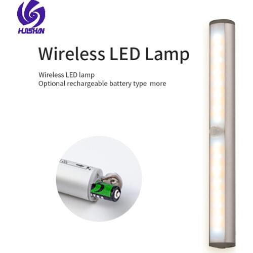 LED Human Body Motion Sensor Closet Light Wireless Wall Bed Lamp Cupboard Wardrobe Under Cabinet Battery Lights For Kitchen Stai