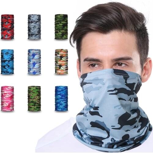 Magic Scarf Ourdoor Cycling Hiking Camping Hunting Running Neck Tube Scarf Bandana Bike Motorcycle Face Mask Bandana Women Men