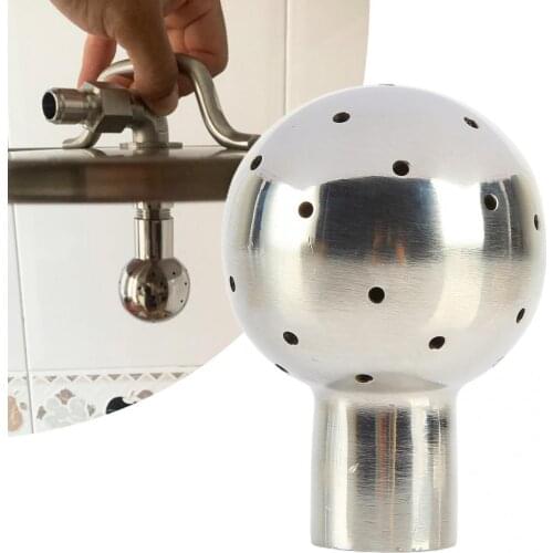1/2 Inch Thread Female Cleaning Spray Ball Stainless Steel Sanitary Pipe Fittings Fix/Rotary Tank Cleaning Ball Head Wholesale