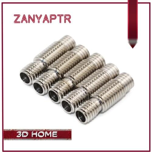 1Pcs E3D V6 Heat Break M7 Hotend Throat Bore 4.1mm For 1.75mm/3.0 Filament All-Metal Stainless Steel Remote Feeding