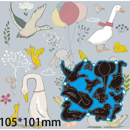 105*101mm ANIMALS Metal cutting Dies Craft Embossing Scrapbooking paper craft Greeting Card