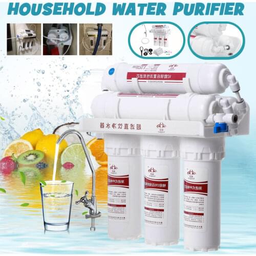 3+3 Drinking Water Filter Ultrafiltration System 6 Stage Home Kitchen Faucet Tap Water Purifier Water Filtration Ceramic Filter