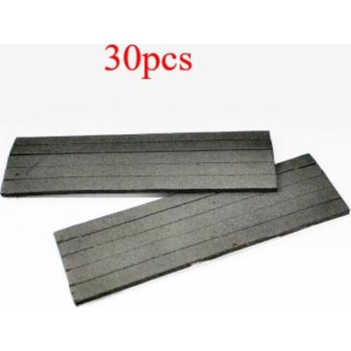 30pcs Sponge Brake Pad Bar Sticker 5.1*90mm Shock Absorption Upgrade Parts for Tamiya Mini 4WD Car Model