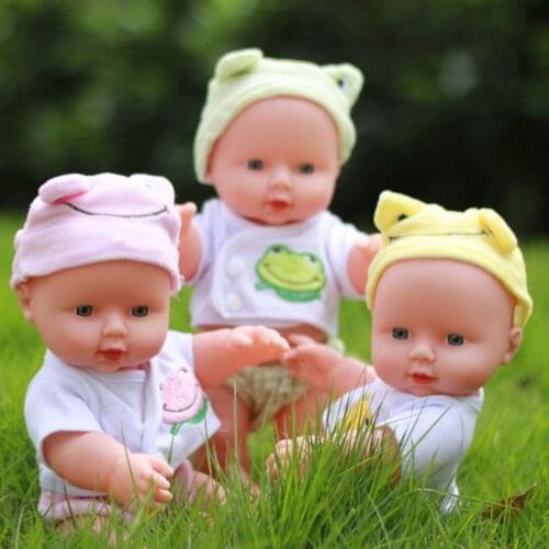 30cm Newborn Baby Doll Soft Vinyl Silicone Lifelike Babies Simulation Doll Toys for Kids Girls Birthday Gift Educational Toy