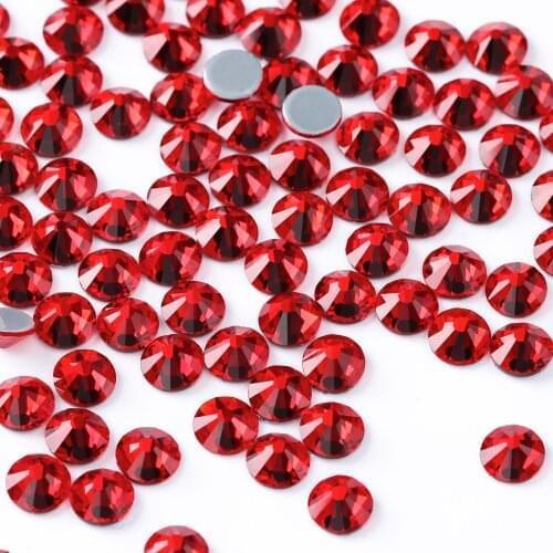 Hot fix Rhinestones SS4-SS40 Super Glittle Crystal Glass Strass 288-1440Pcs Clear Hotfix Rhinestones for Diy Clothes Dectoration