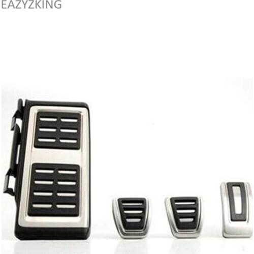 LHD Car Pedals MT For Audi A3 8V S3 RS3 Sportback Seat Leon Rapid Octavia 5E 5F A7 Passat B8 Footrest Brake Pads Accessories