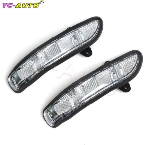 Left / Right Car Mirror Turn Signal Lights For Mercedes Benz W211 W221 W219 2007-2010 E320 E350 E550 S600 2198200521 2198200621