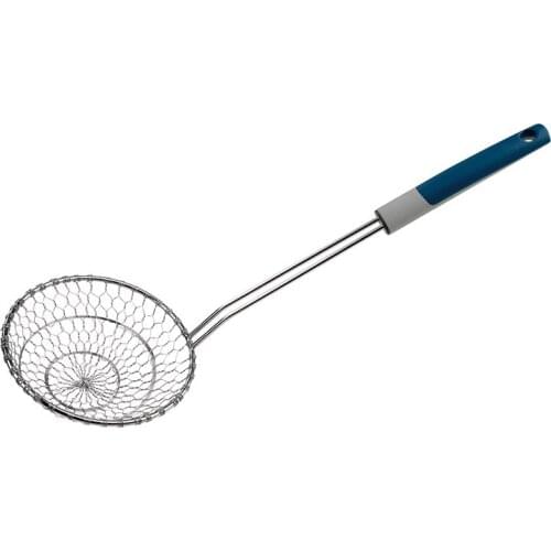 Leaky spoon filter screen spoon household noodle dumpling screen small kitchen fried hot pot fence Scoop up Colander strainer