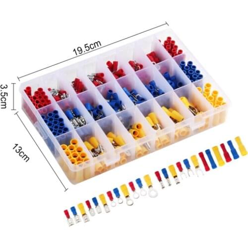 400pcs cold pressed terminal set 30 terminal box cold pressed terminal combination