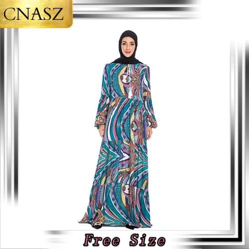 2019 New Muslim Abaya Dubai Women Clothing Islamic Bangladesh Turkish Malaysia Turkish Caftan Ladies Colorful Long Sleeve Dress