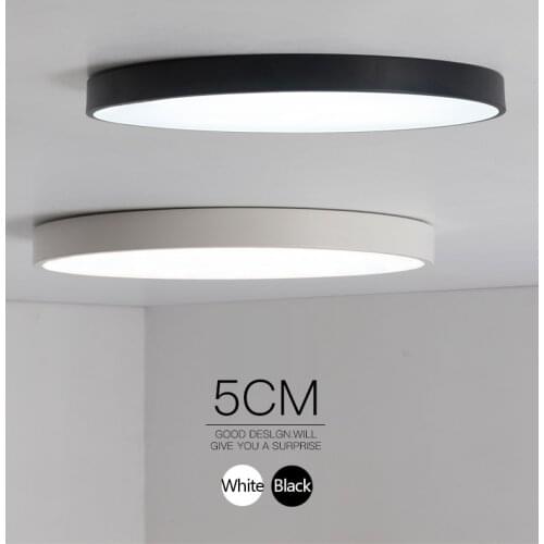 Factory Outlet Modern LED Ceiling Lights Creative Ultra-thin Minimalism ceiling Lamp Bedroom living room Foyer Luminaria