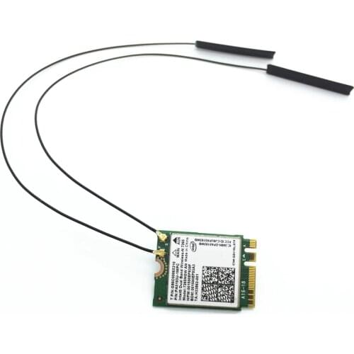 A pair of IPEX MHF4 2. 4/5G wifi antennas for Intel 7260 7265 8260 8265 AC N5321 EM7345 GOBI5000 NGFF card 18.5cm/7.2 inches