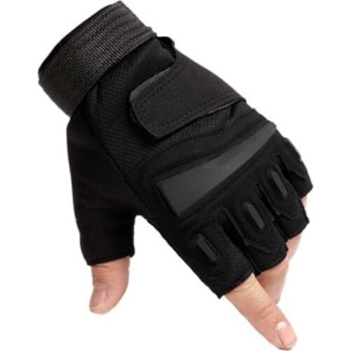 Outdoor Tactical Fingerless Gloves Military Army Shooting Hiking Climbing Cycling Riding Airsoft Half Finger Gloves Rekawiczki