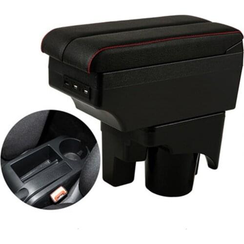 For VW Golf 6 golf 5 Mk6 MK5 jetta 5 armrest box central content box interior Armrests Storage car-styling accessories with USB