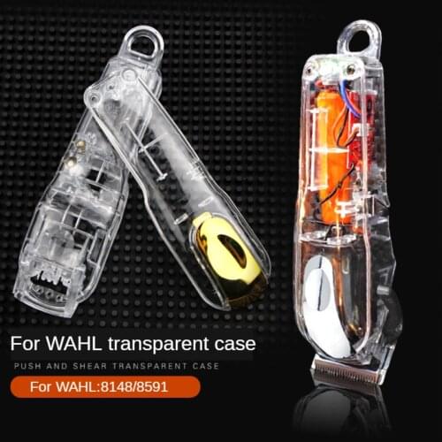 Transparent Electric Hair Clipper Cover Shop Trimmer Hairdressing Cutting Barber Barber Accessories For WAHL 8148/8591 G0313
