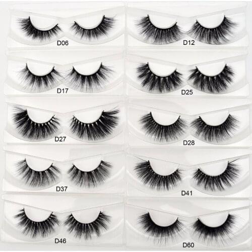Wholesale Free DHL 50 Pairs Visofree Eyelashes Cruelty Free 3D Faux Mink Lashes Natural Eyelashes Makeup Full Strip Lashes