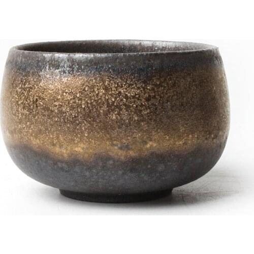 Zen Retro Tea Cup Ceramic Glaze Teacup Chinese Teaset Tea Bowl hand-painted vintage teaware for drinkware