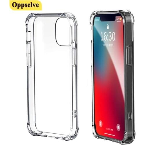 Luxury Phone Case For iPhone 12 11 Pro Max XR XS Shockproof Transparent Silicone Cover For iPhone 7 8 Plus SE Soft Back Coques