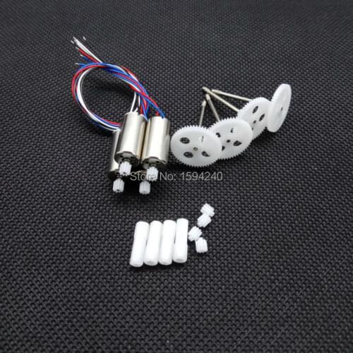 SYMA X5SW X5SC X5HC X5HW RC drone Quadcopter Parts 2 CW + 2 CCW engine Motor gear + gears