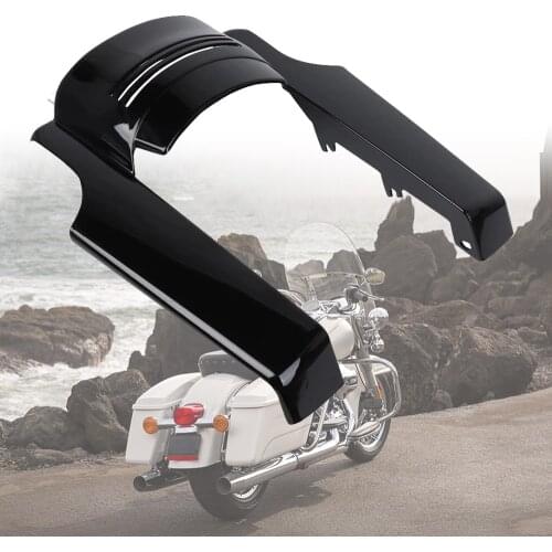 Motorcycle 5'' Rear Fender Extension Short Filler Stretched For Harley Touring Electra Street Glide Road King 2014-2018 Plastic