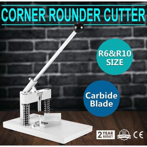Corner Rounder Cutter Cutting Machine Paper Punch R6 R10 Cards Books Package