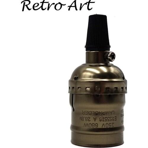 E27/E26 Retro Vintage Edison Screw lamp socket Pendant Lamp Holder